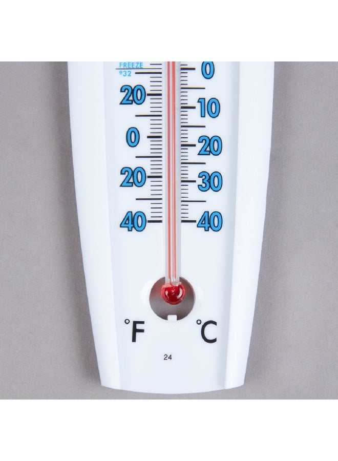 Taylor Durable and Easy to Use Plastic Indoor Wall Thermometer White 8 Inch 5154 - Image 3